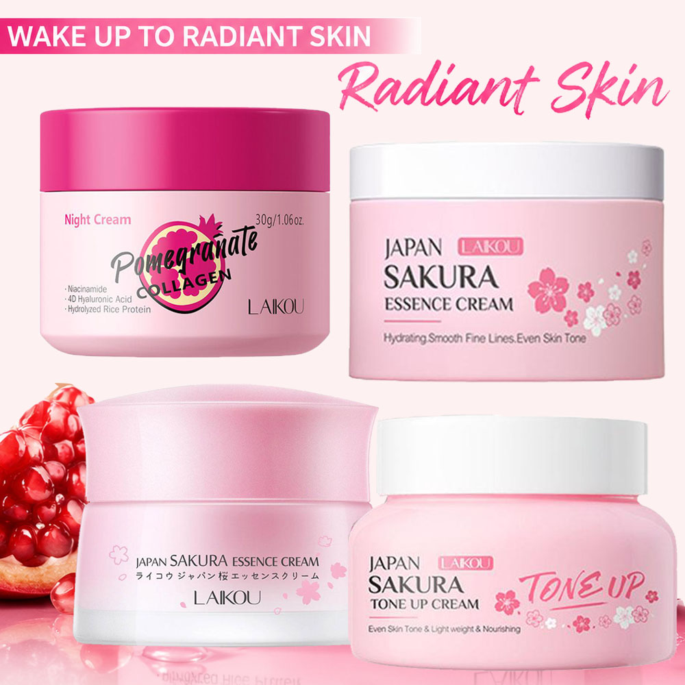 Retinol Cream - LAIKOU Sakura Pomegranate Face Cream Retinol