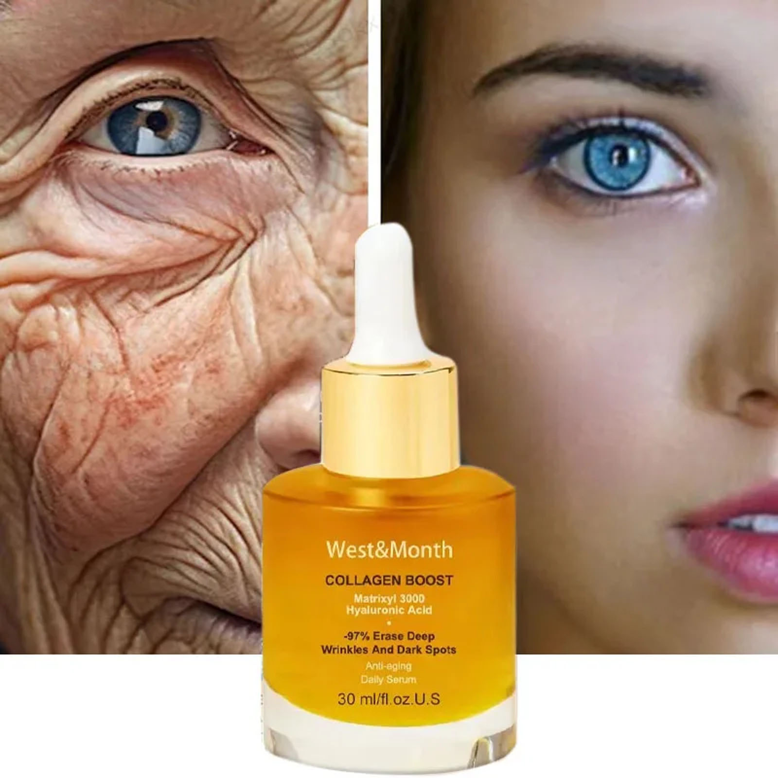 Vitamin C Serum - Collagen Wrinkle Remover Face Serum Anti