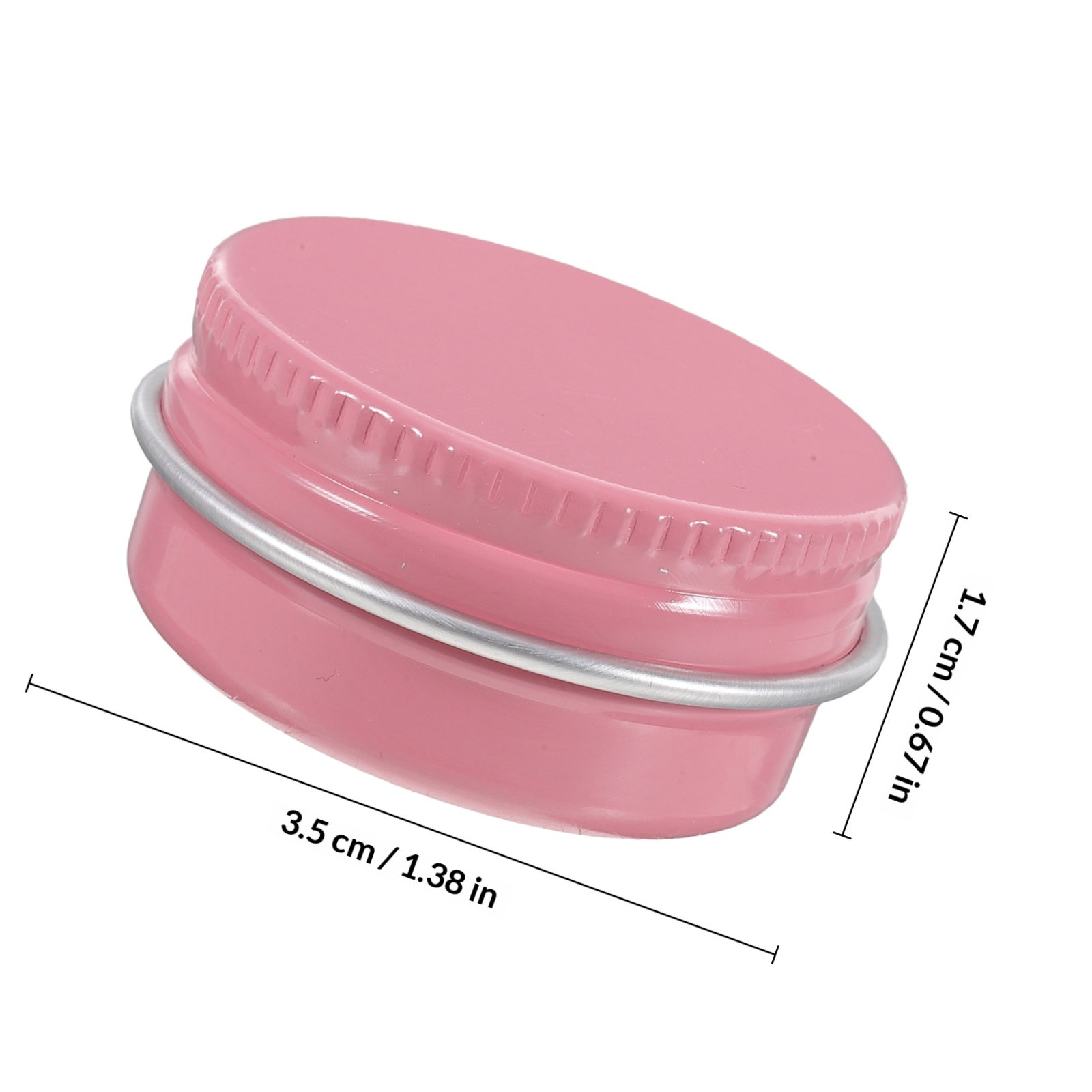 8Pcs Small Aluminum Round Tins - огляд і ціна Lip Balm