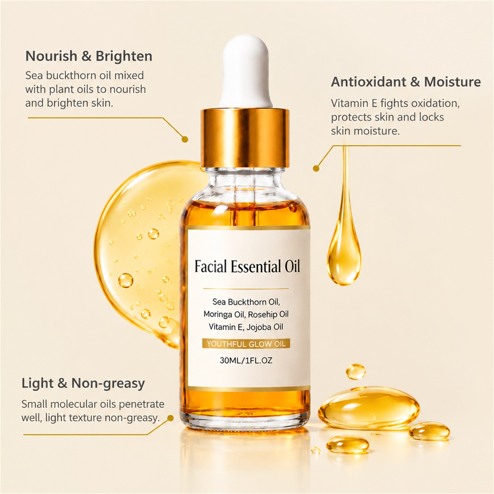 Facial Essential Oil Sea Buckt - огляд і ціна Face Oil Rosehip