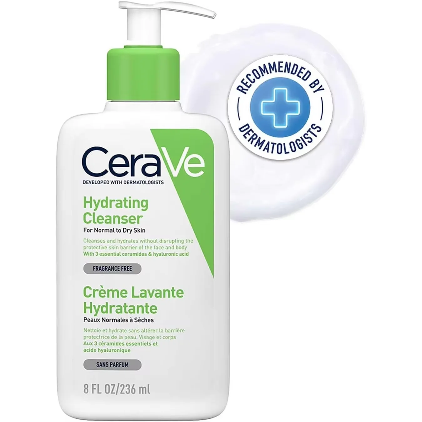 CeraVe Hydrating Cleanser 236m - огляд і ціна Cleanser Face