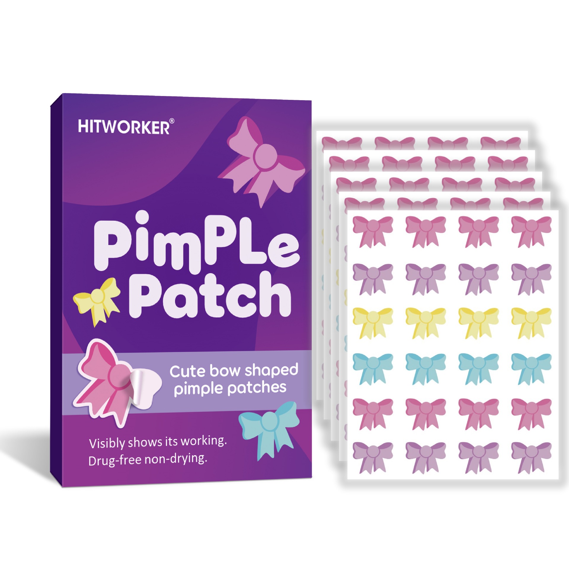120Pcs Bow Shaped Acne Pimple  - огляд і ціна Face Oil