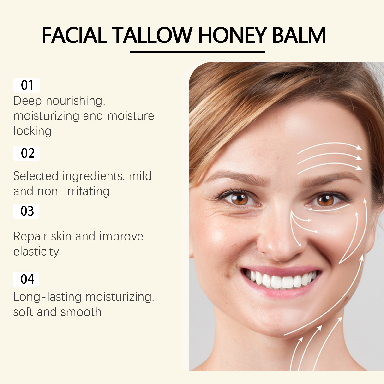 Beef Tallow Face Cream Anti-Wr - огляд і ціна Night Cream