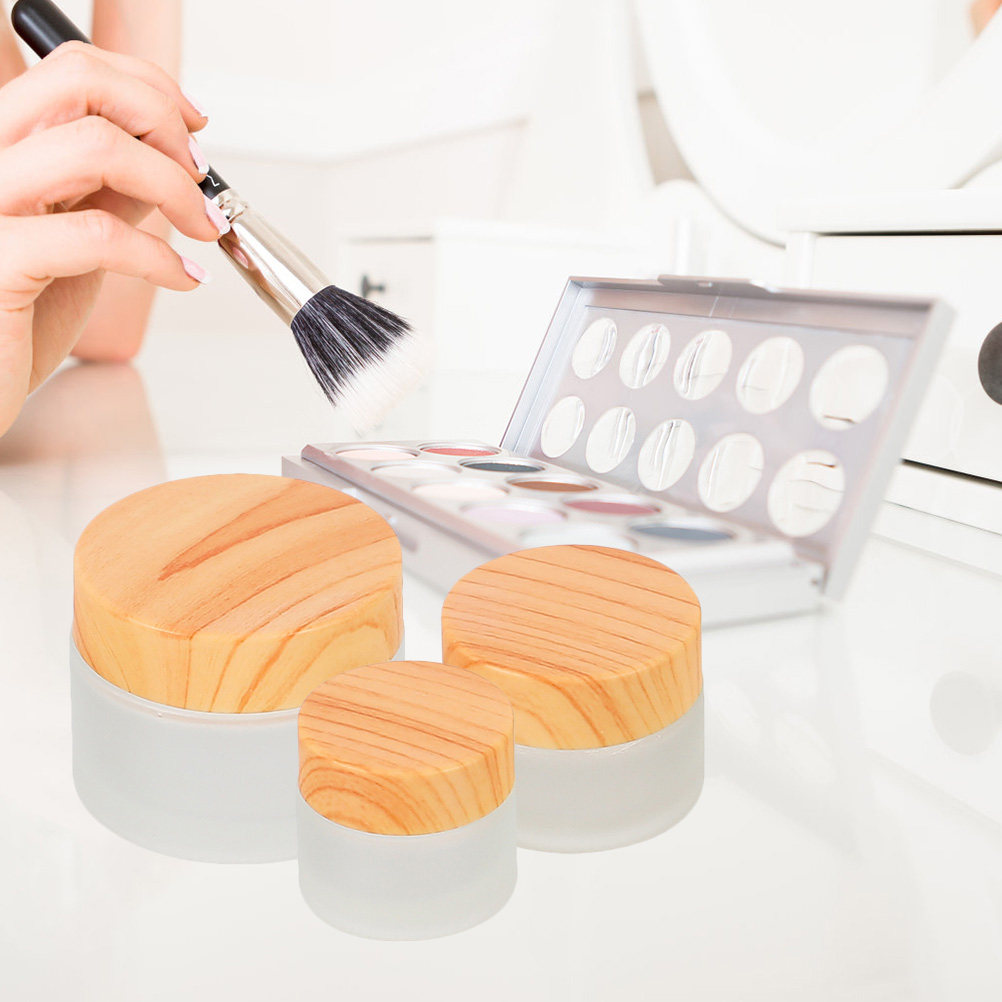 6Pcs Portable Glass Cream Box  - огляд і ціна Body Lotion