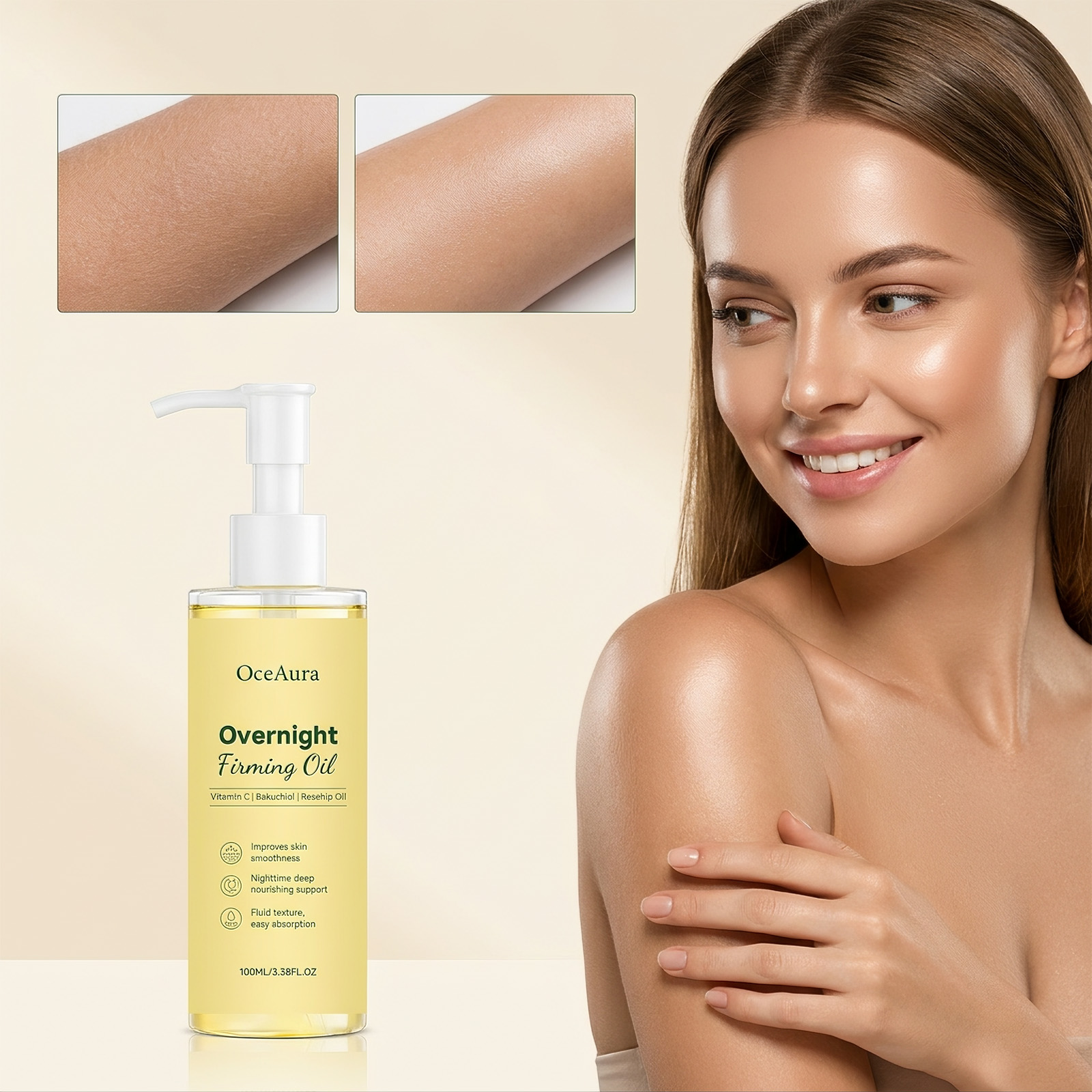 OceAura|Overnight Firming Oil| - огляд і ціна Face Oil Rosehip