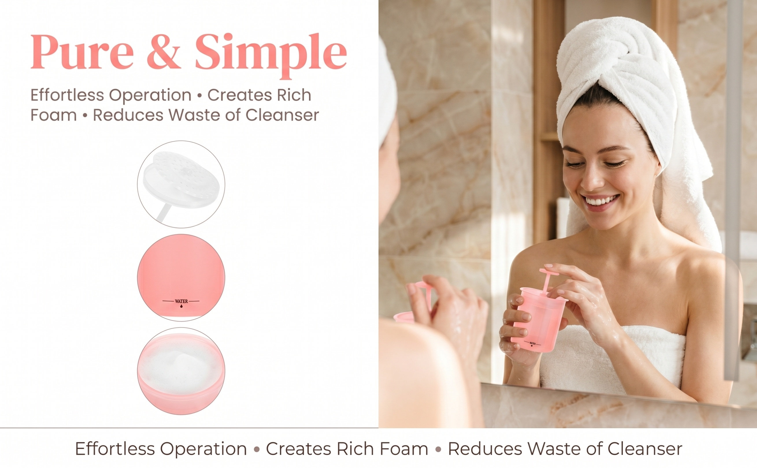 6Pcs Face Wash Foam Maker Manu - огляд і ціна Cleanser Face
