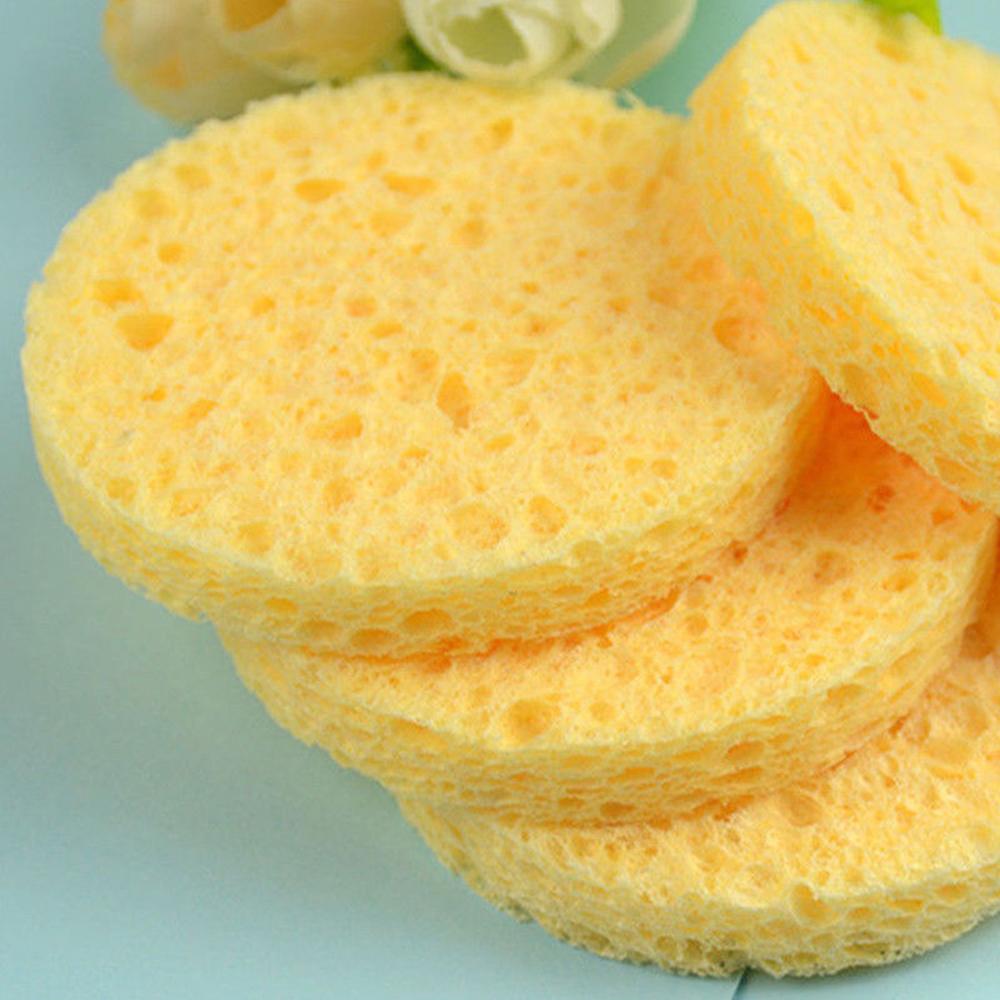 10pcs 6-9cm Yellow Face Round  - огляд і ціна Cleanser Face